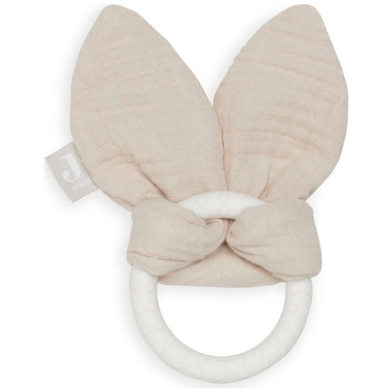 Anneau de dentition en silicone Bunny Ears Nougat Jollein Produit 1