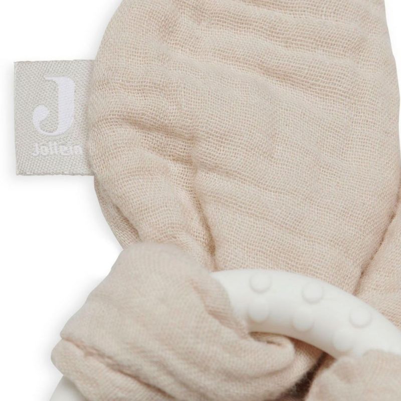 Anneau de dentition en silicone Bunny Ears Nougat Jollein Produit 3