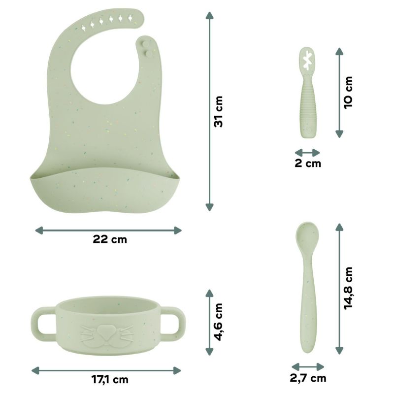 Coffret repas Mini Arty (4 pièces) Babymoov Produit 7