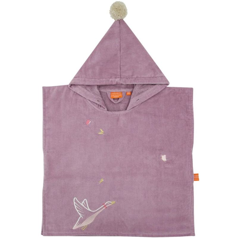 Poncho de bain Parme personnalisable (2-4 ans) L'oiseau bateau