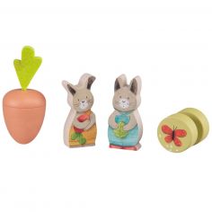 Jardin multi-activités Trois petits lapins