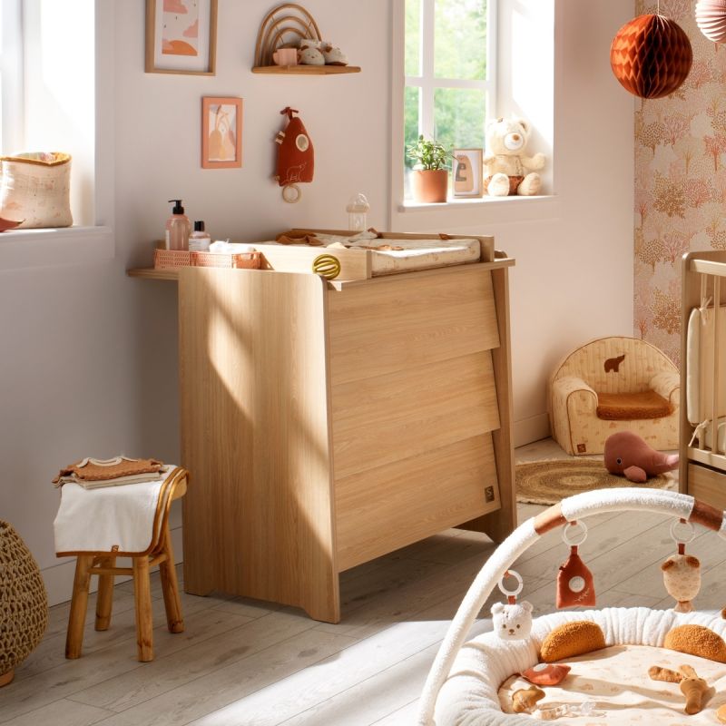 Pack lit bébé, commode et plan à langer offert Cannelle (60 x 120 cm) Sauthon mobilier Produit 6