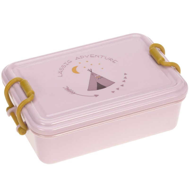 Boîte à goûter Tipi Adventure rose Lässig
