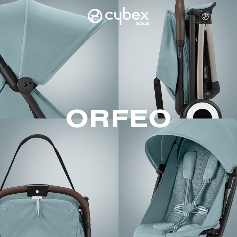 Poussette compacte Orfeo Stormy Blue Cybex Ambiance 2
