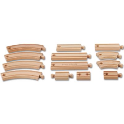 Grand set d'extension de rails en bois EverEarth
