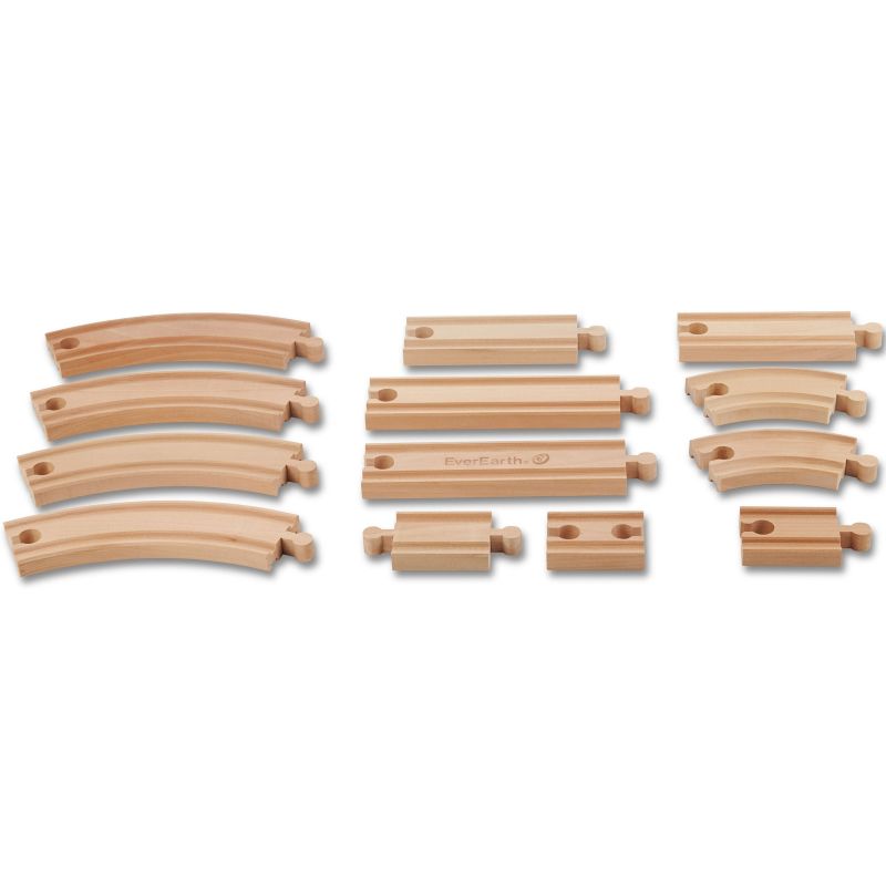 Grand set d'extension de rails en bois EverEarth