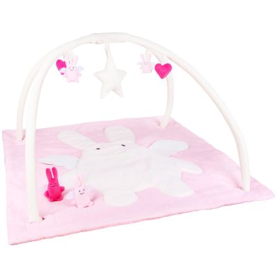 Tapis d'éveil Musical Ange Lapin rose (90 x 90 cm) Trousselier