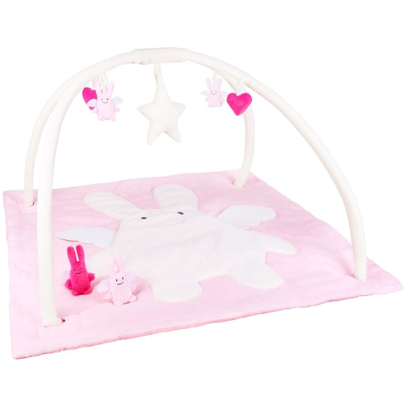 Tapis d'éveil Musical Ange Lapin rose (90 x 90 cm) Trousselier