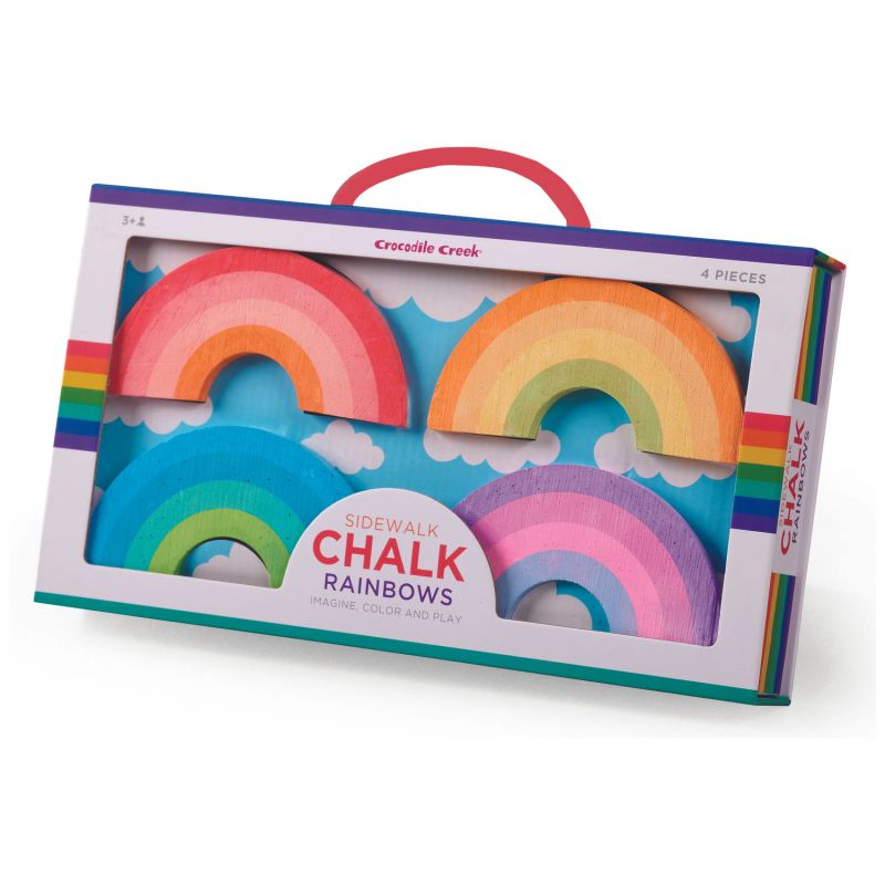 Set de 4 craies Arc-en-ciel Crocodile Creek Packaging 1