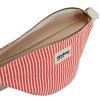 Sac banane Olivia Rayures Fines Rouge Hindbag Produit ouvert 4