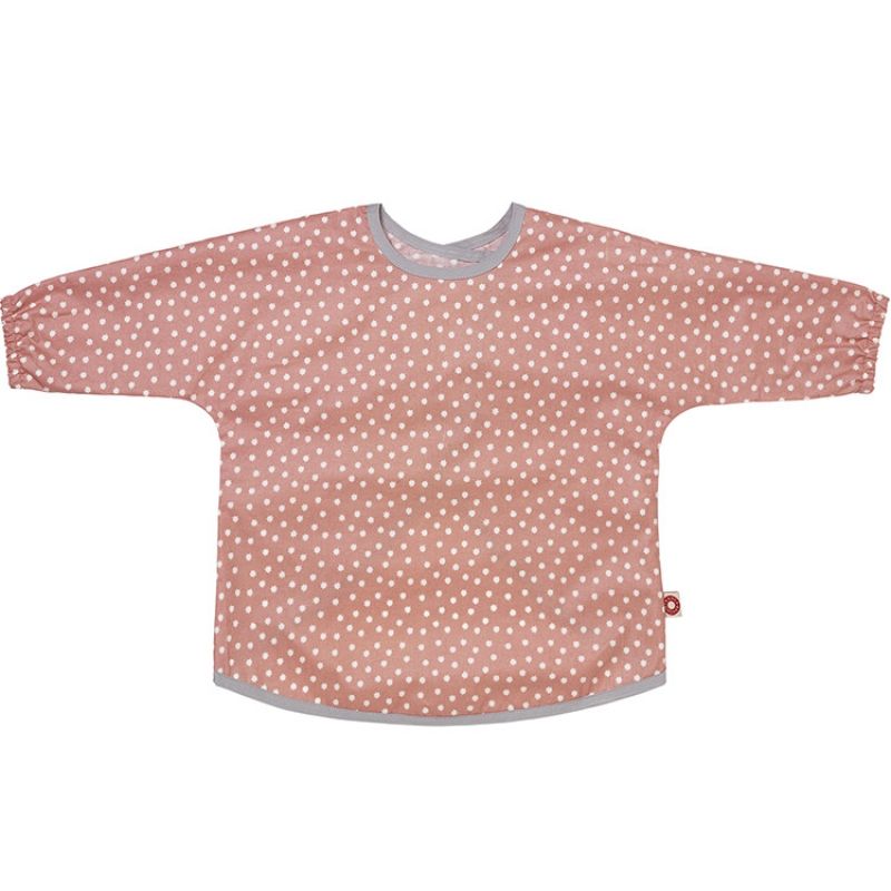 Bavoir tablier rose étoile en coton bio (2-5 ans) Franck & Fischer