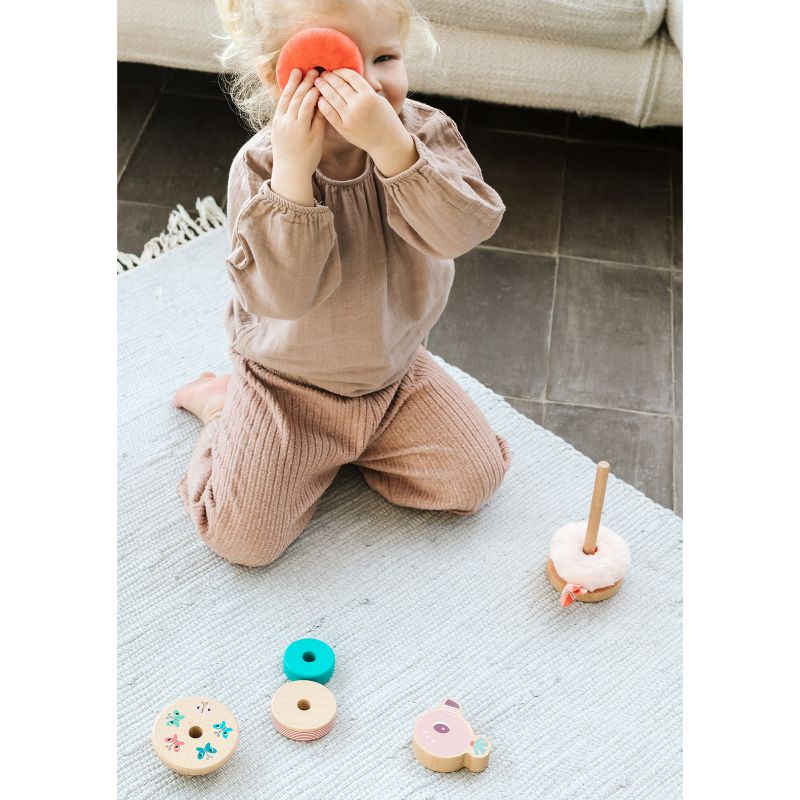 Pyramide à empiler Anaïs le flamant rose - Reconditionné Lilliputiens Produit 6