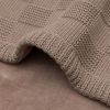 Couverture en polaire Box Knit Milky Coffee (100 x 150 cm) Jollein Produit 6