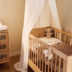 Couverture en polaire Box Knit Milky Coffee (100 x 150 cm)