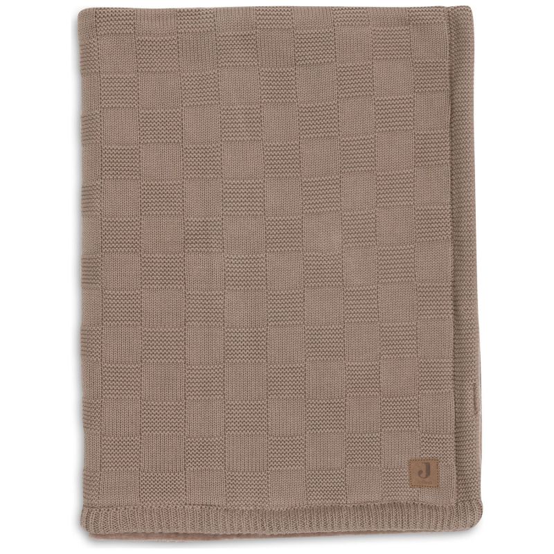 Couverture en polaire Box Knit Milky Coffee (100 x 150 cm) Jollein Produit 4