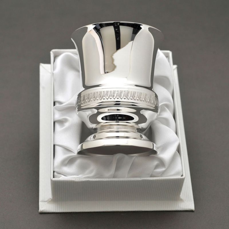 Timbale Empire (métal argenté) dans son coffret Daniel Crégut