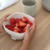 Coffret repas silicone 4 pièces Terracotta Béaba Ambiance 4