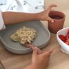 Coffret repas silicone 4 pièces Terracotta Béaba Ambiance 5