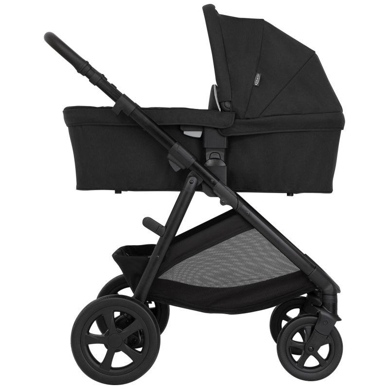 Poussette NEAR2ME DLX Midnight TRIO avec siège-auto SnugLite + Nacelle + Protection pluie Graco Produit 4