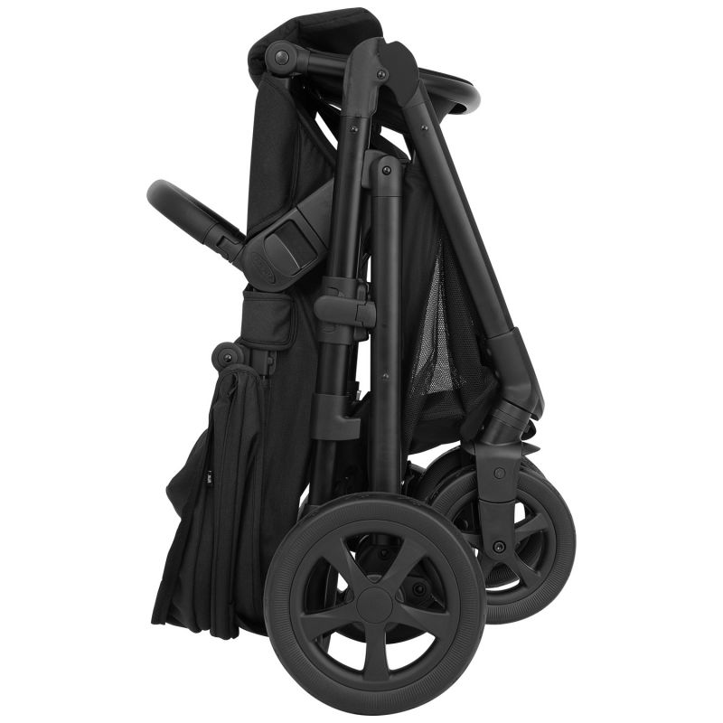 Poussette NEAR2ME DLX Midnight TRIO avec siège-auto SnugLite + Nacelle + Protection pluie Graco Produit 9