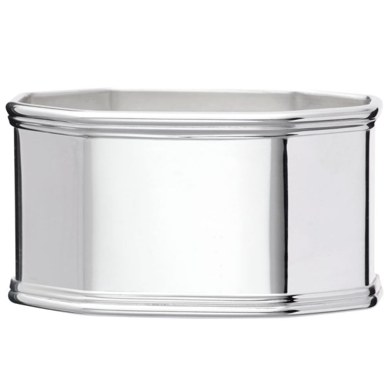 Rond de serviette Anne en métal argenté Christofle