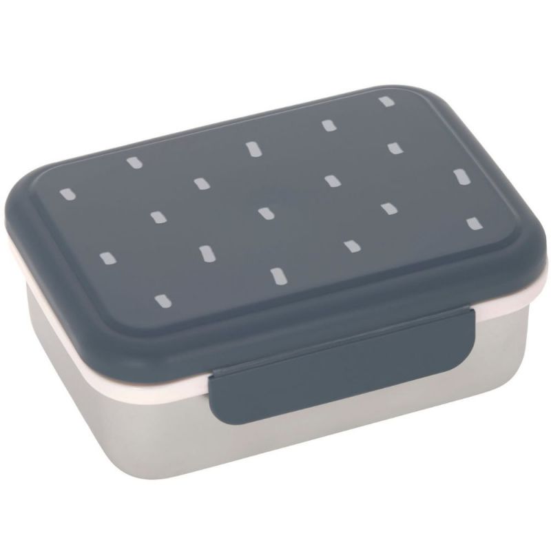 Boîte à goûter en inox Happy Prints midnight blue Lässig