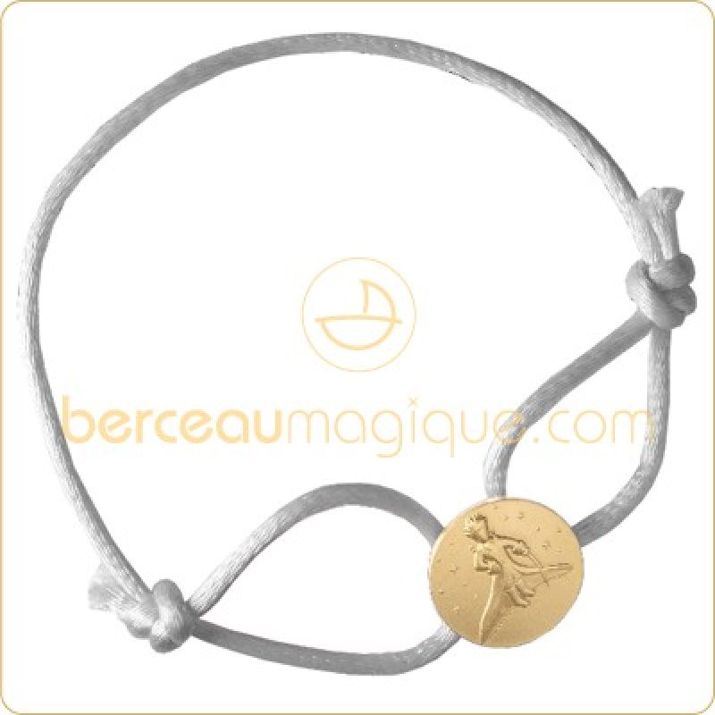 Bracelet cordon Petit Prince (Or jaune) Monnaie de Paris