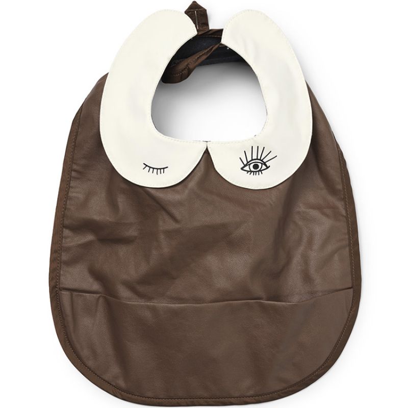Bavoir plastifié clin d'oeil Chocolate Elodie Details