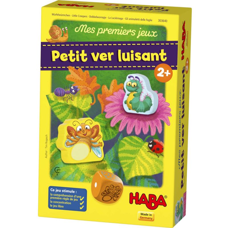 Jeu de société Petit ver luisant Haba