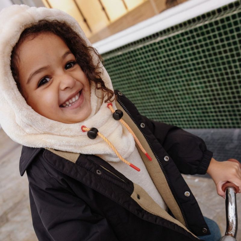 Cagoule polaire Warmy Cream (2-5 ans) Hello Hossy Ambiance 4