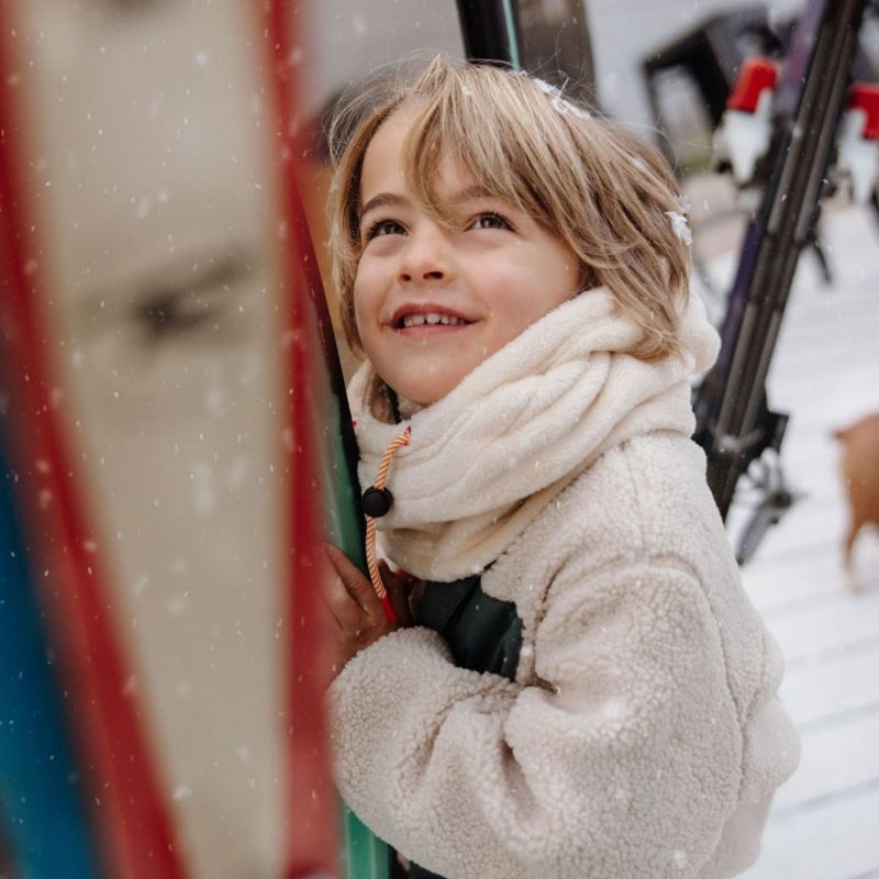 Cagoule polaire Warmy Cream (2-5 ans) Hello Hossy Ambiance 5