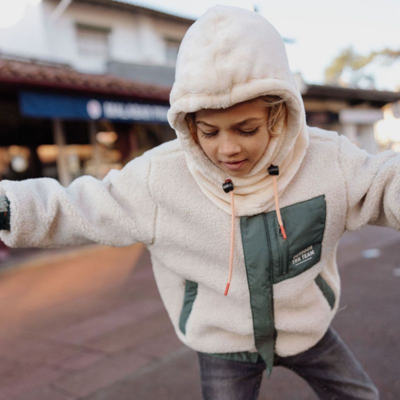 Cagoule polaire Warmy Cream (2-5 ans) Hello Hossy Ambiance 8