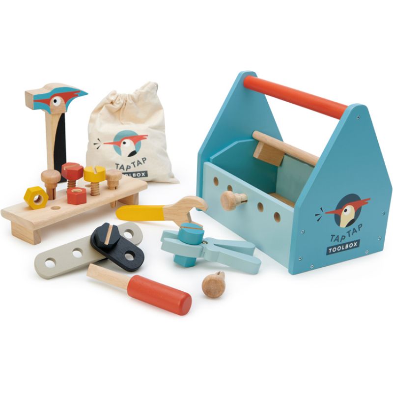 Boîte à outils en bois Tap Tap Tender Leaf