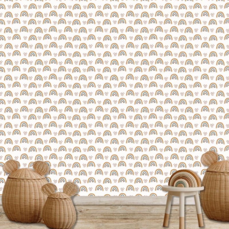 Lé unique papier peint Motif Paolo Charlie et Suzie Ambiance 1
