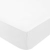 Drap housse de berceau en coton bio blanc (40 x 80 cm) - Domiva