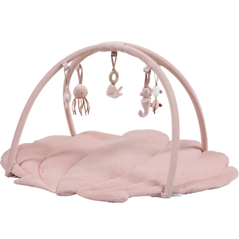 Tapis d'éveil avec arches Coquille Ocean pink Little Dutch