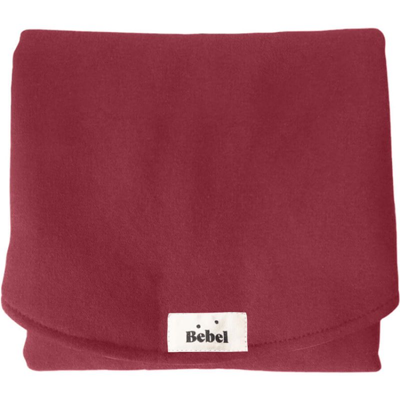 Tapis à langer Jersey framboise BEBEL