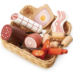 Panier du marché Charcuterie