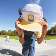 Casquette anti-UV Vibe Panel Violet (2-4 ans)