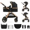 Poussette Esme 2 en 1 Pure Black Kinderkraft Produit 1