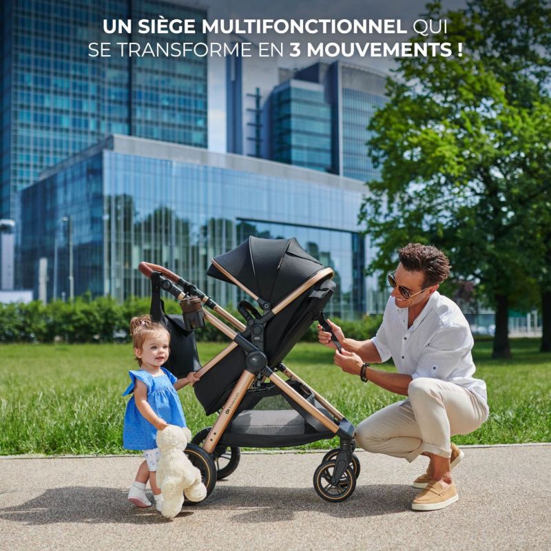 Poussette Esme 2 en 1 Pure Black Kinderkraft Ambiance 8