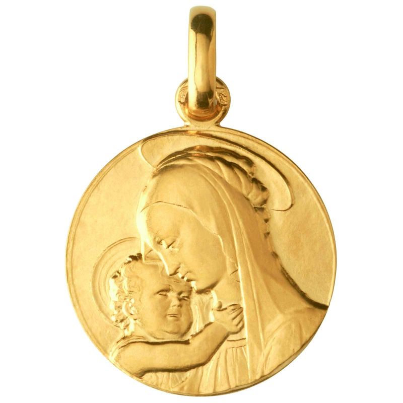 Médaille Vierge de Botticelli (or jaune 750°) Monnaie de Paris