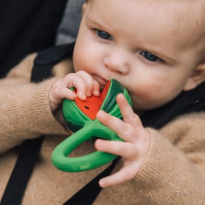 Hochet et anneau de dentition bébé Watermelon
