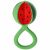 Variation Rouge, vert du produit Hochet et anneau de dentition bébé Watermelon de la marque Oli & Carol
