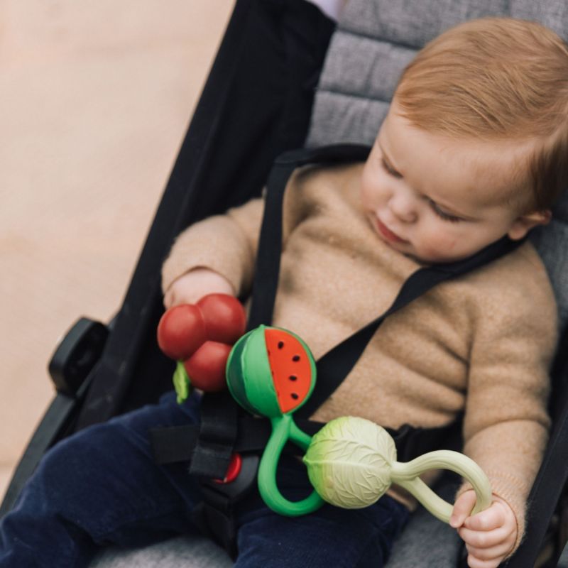 Hochet et anneau de dentition bébé Watermelon Oli & Carol Ambiance 5