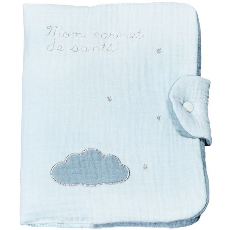 Protège carnet de santé Lily mint Sauthon