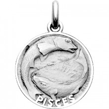 Médaille signe Poisson (argent 925°)  par Becker