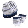 Ensemble bonnet et moufles de naissance Baby sailor - Sauthon