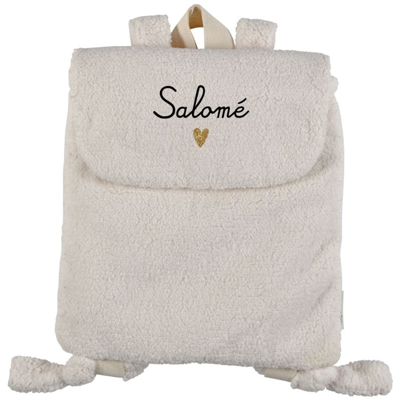 Sac à dos Moumoute Ecru (personnalisable) Atelier Wagram Produit 4
