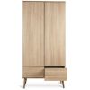 Armoire 2 portes Flow Honey Ash  par Quax